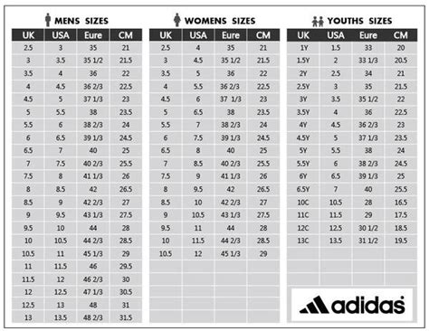 verhouding maat adidas nike|nike size to adidas size.